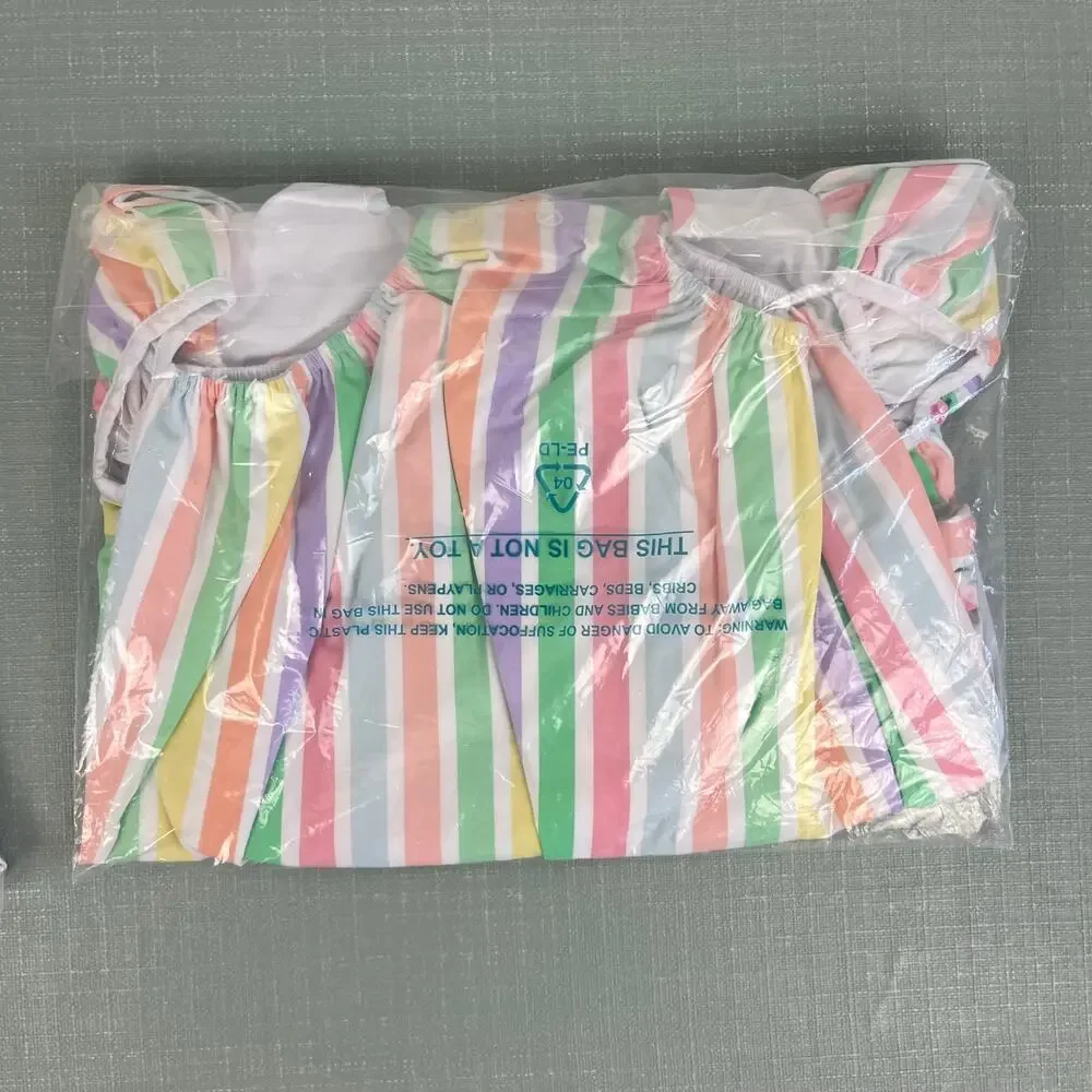 The Beaufort Bonnet Company Brigantine Bubble Southampton Stripe 2T NWT